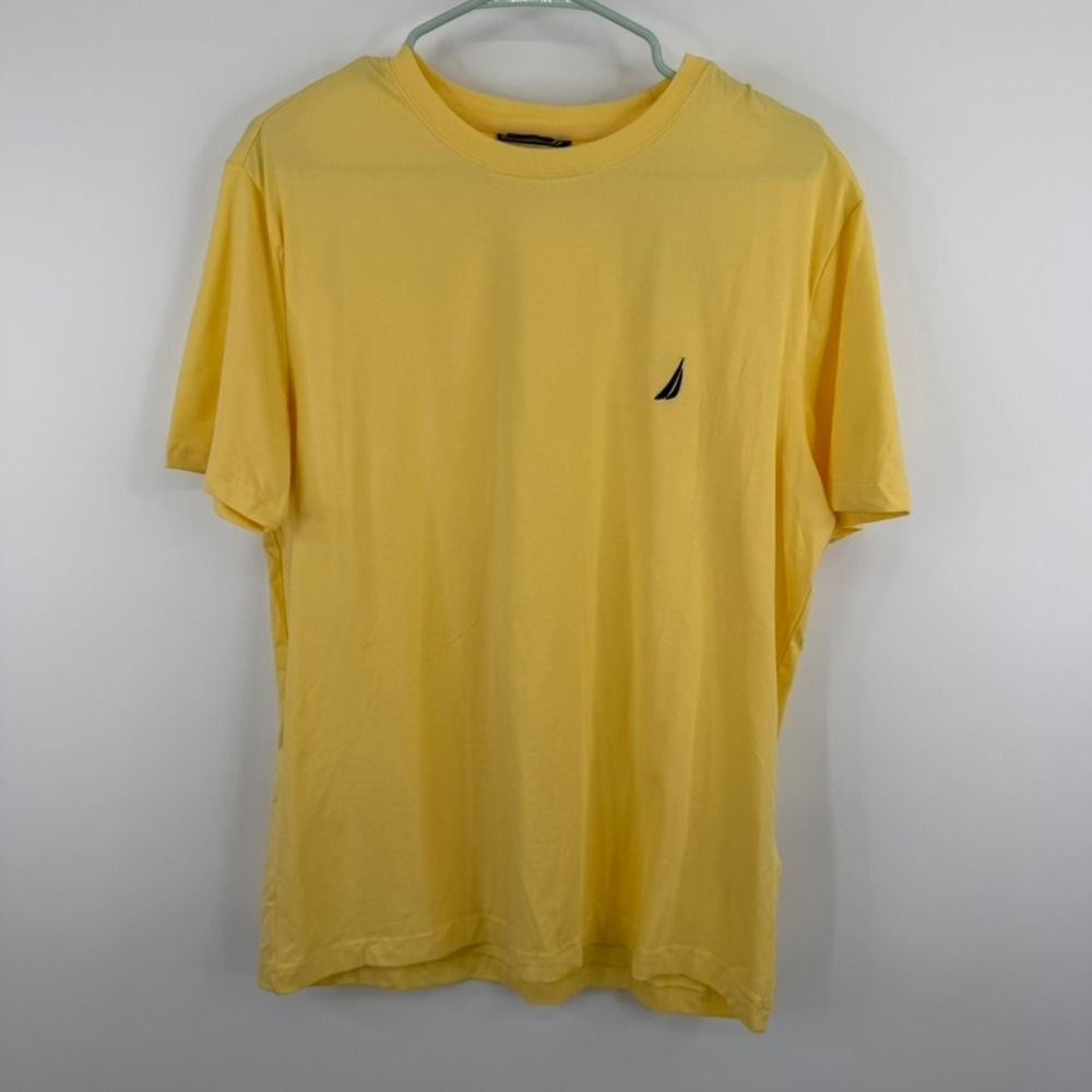 Nautica‎ Performance Tee Women Size M Yellow Short Sleeve V7308M